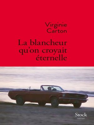 cover image of La blancheur qu'on croyait éternelle
